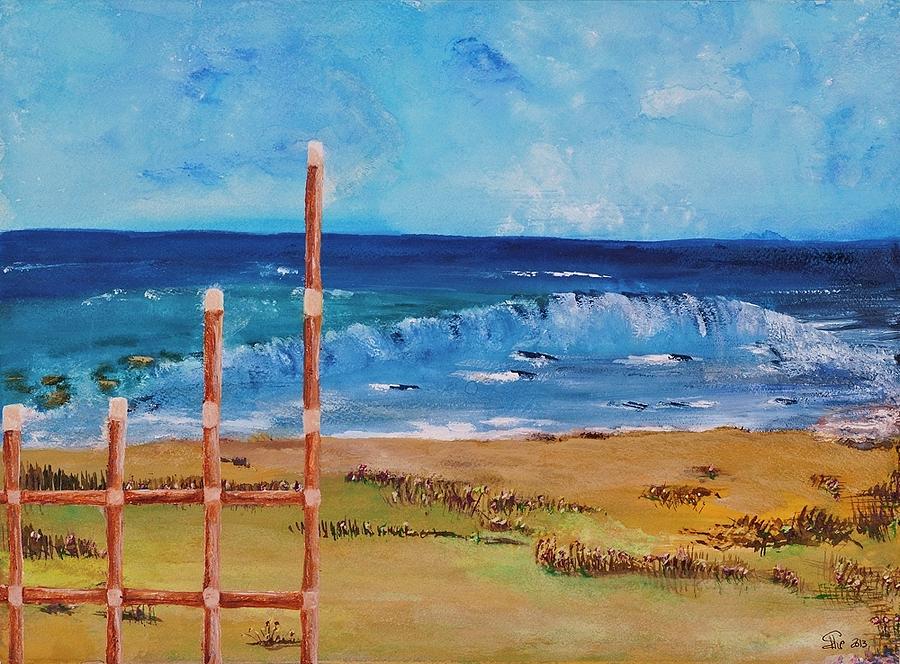Landscape Painting - Ocean by Ellie Sorkin