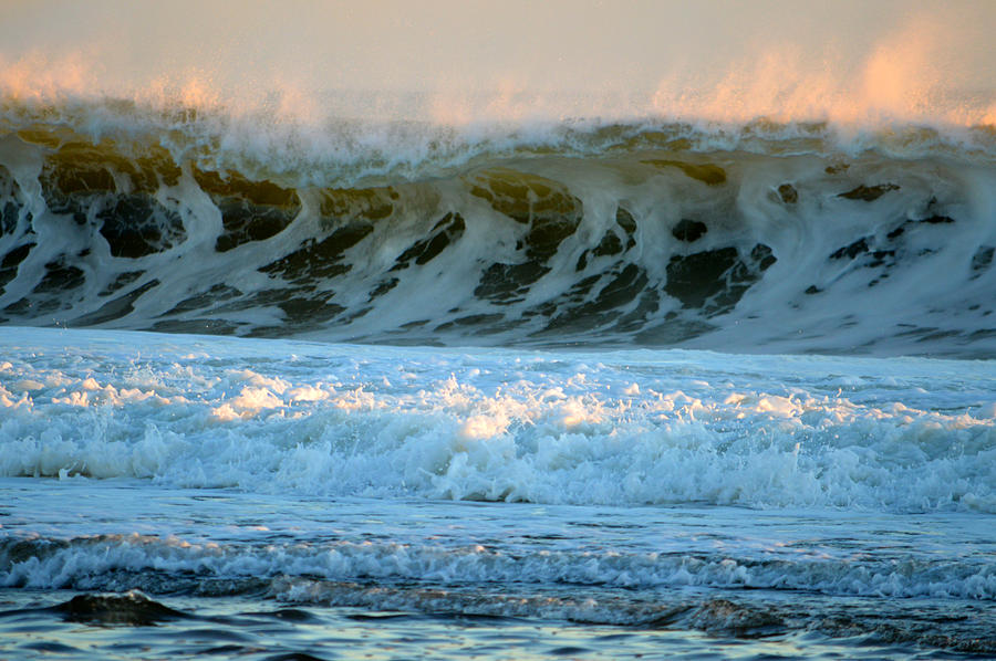 Ocean Energy at Sunrise Photograph by Dianne Cowen Cape Cod Photography
