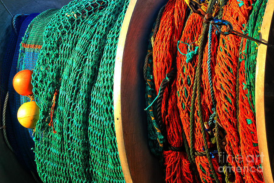 Ocean Fishing Nets Photograph by Adam Jewell