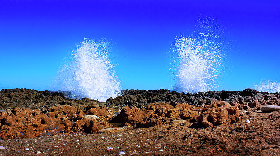Ocean Geysers Photograph by Mark Andrew Thomas
