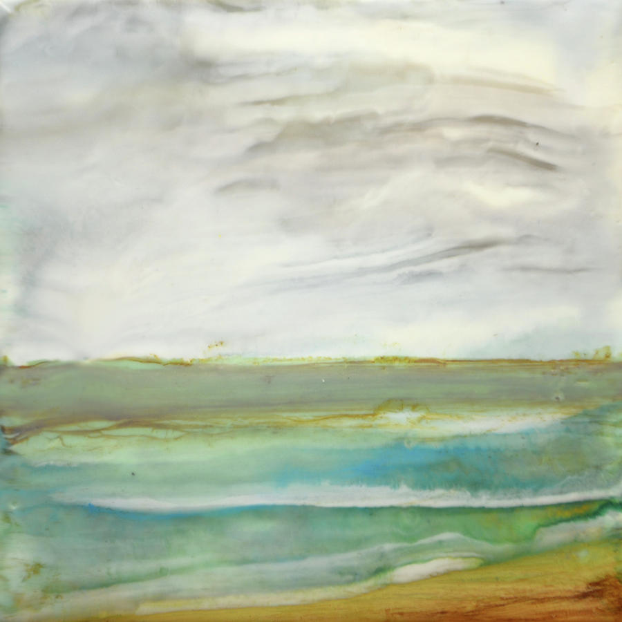 Ocean Green Painting by Jennifer Creech