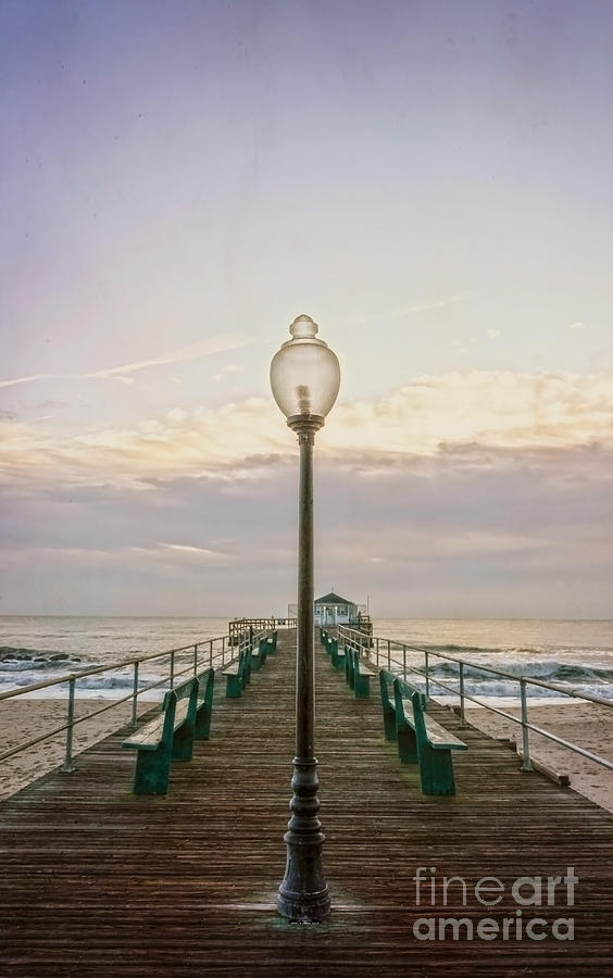 Ocean Grove Pier at Dawn Photograph by Debra Fedchin