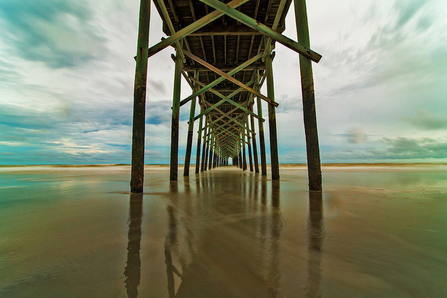 Ocean Isle Beach NC Pier Long Exposure Photograph by Dustin Goodspeed ...