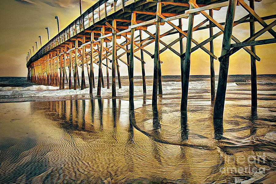 Ocean Isle Beach Pier by Irene Dowdy Ocean Isle Beach Pier by Irene Dowdy