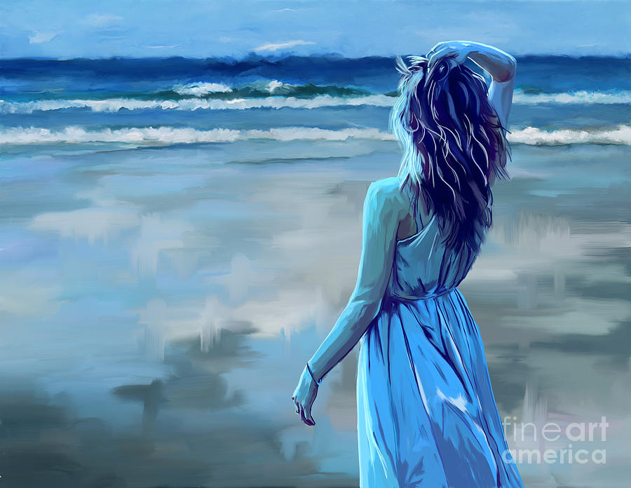Ocean Longing Painting by Tim Gilliland