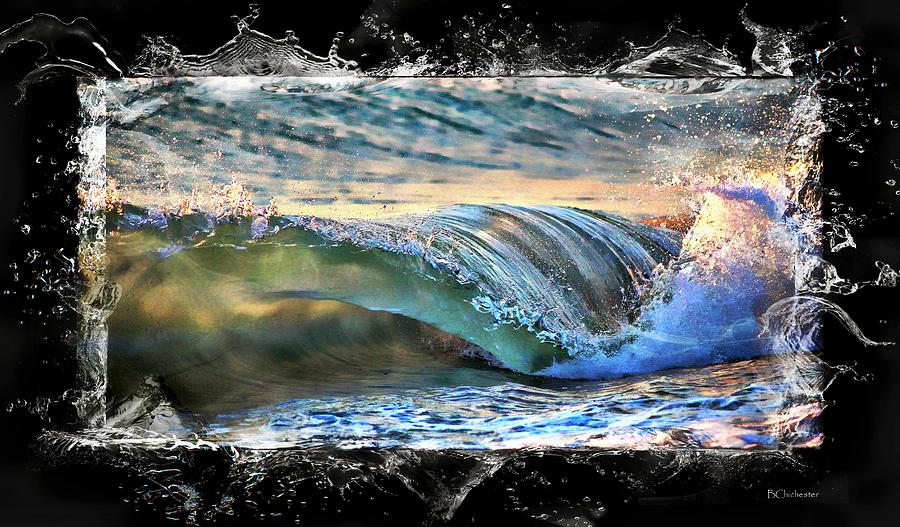 Abstract Photograph - Ocean Motion by Barbara Chichester