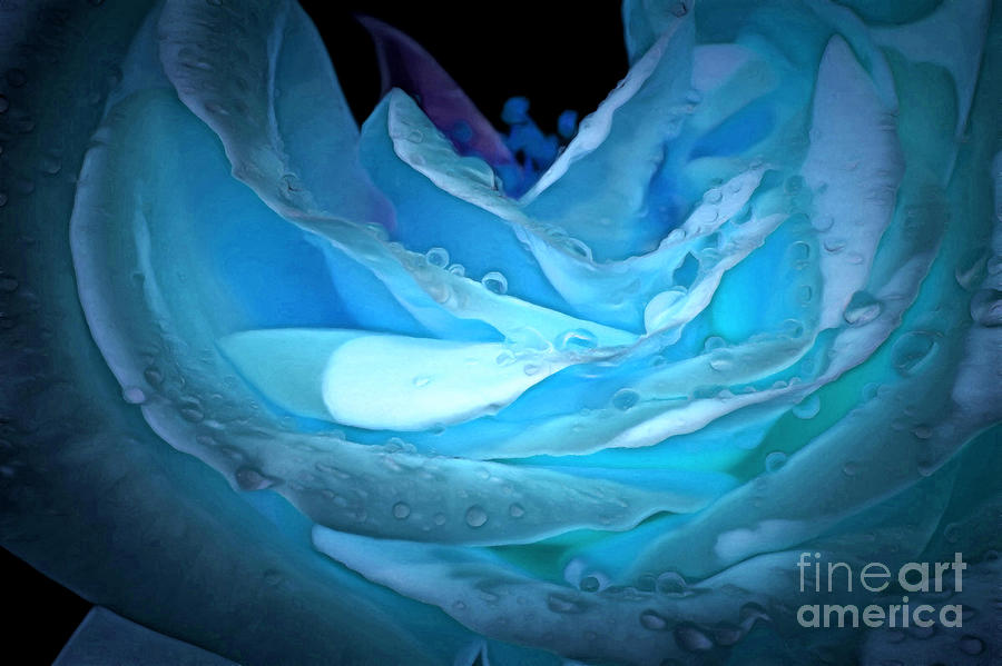 Flower Digital Art - Ocean Petals by Krissy Katsimbras