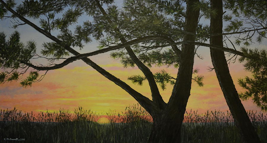 Ocean Pines Painting by Kathleen McDermott
