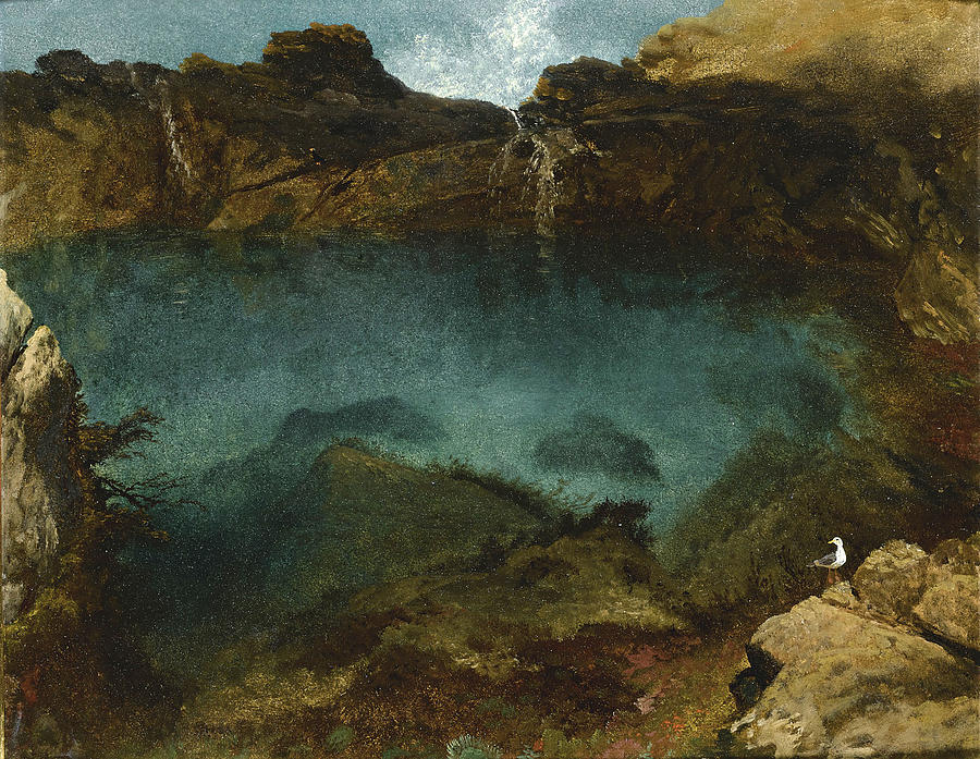 Ocean Pool Farallon Islands California Painting by Albert Bierstadt