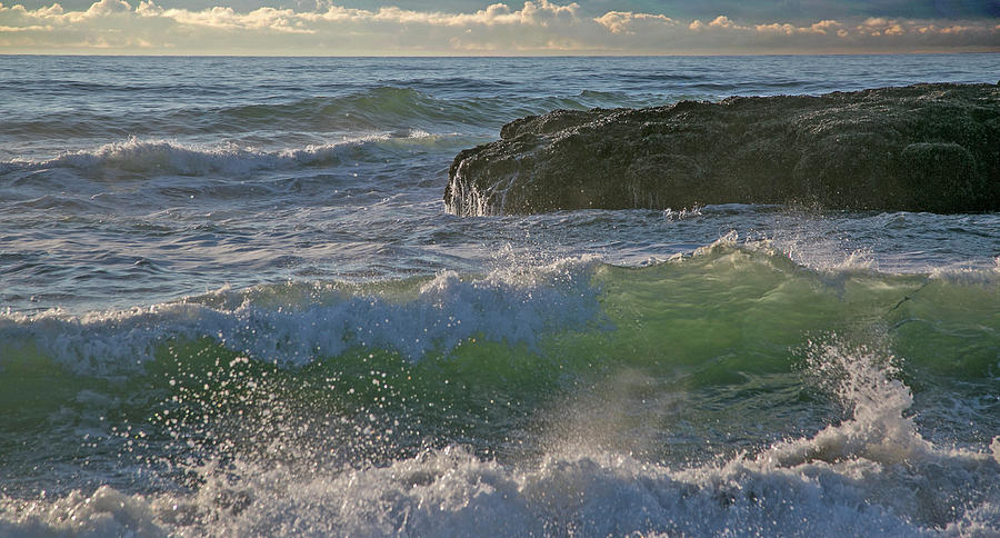 Crashing waves Photograph by Elvira Butler