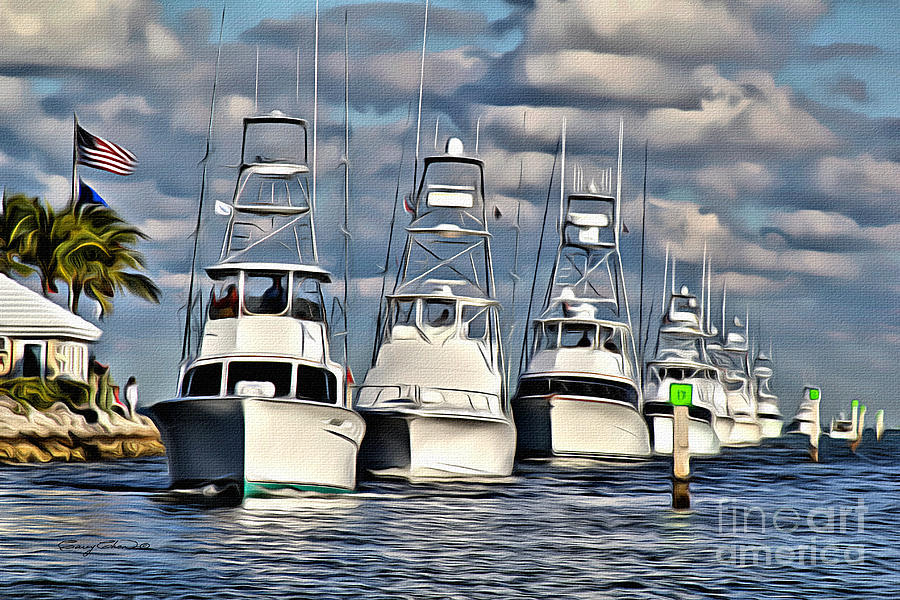 Boat Photograph - Ocean Reef by Carey Chen