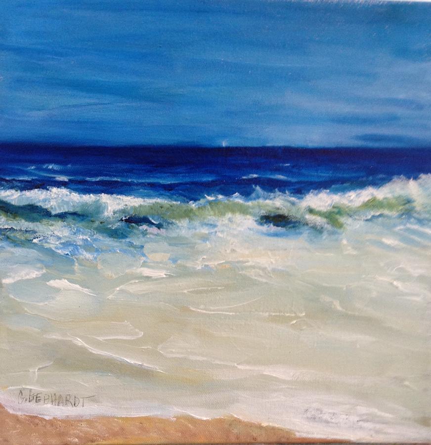Ocean roar Painting by Chuck Gebhardt