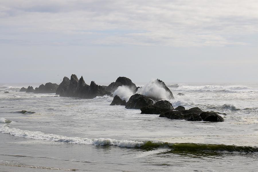 Ocean Rocks  Photograph by Christy Pooschke