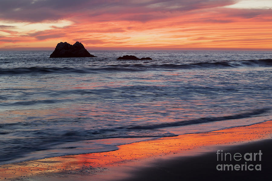 Pacific Ocean Photograph - Ocean Sky Awash in Color by Sharon Foelz Pacific Ocean Photograph - Ocean Sky Awash in Color by Sharon Foelz