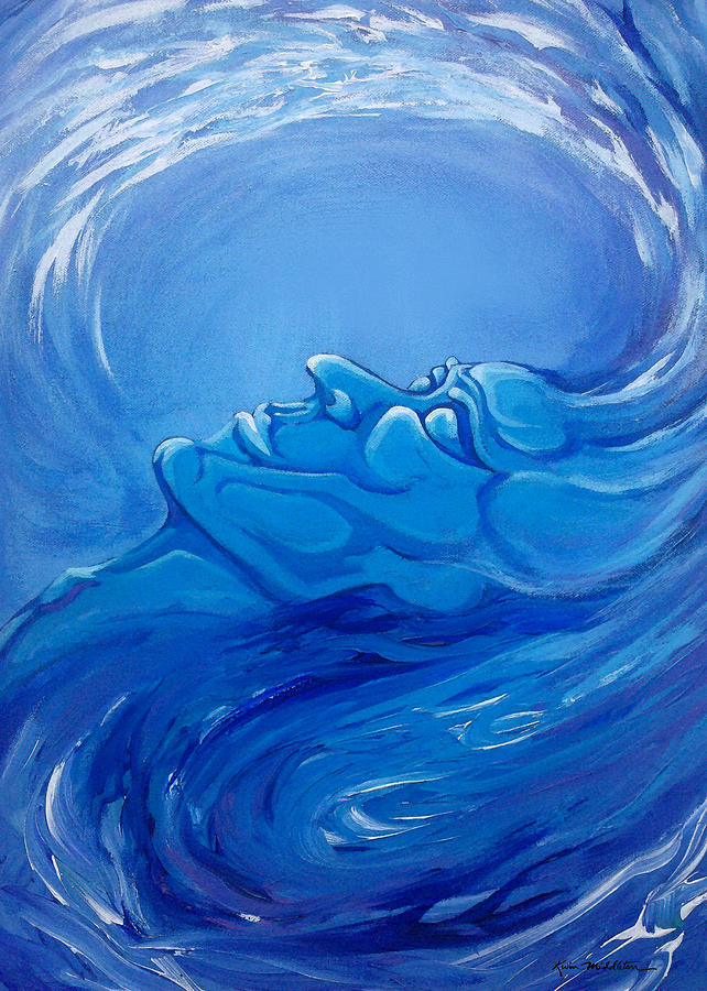Ocean Spirit Painting by Kevin Middleton