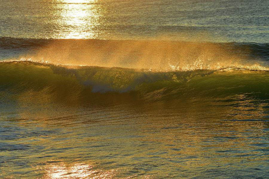 Ocean Spray at Sunrise Photograph by Dianne Cowen Cape Cod Photography