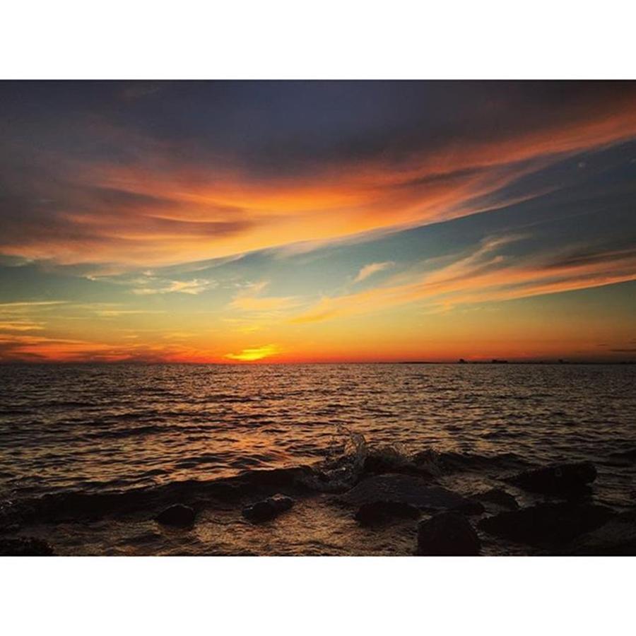 Ocean Springs Sunset #oceanspringsms Photograph by Joan McCool