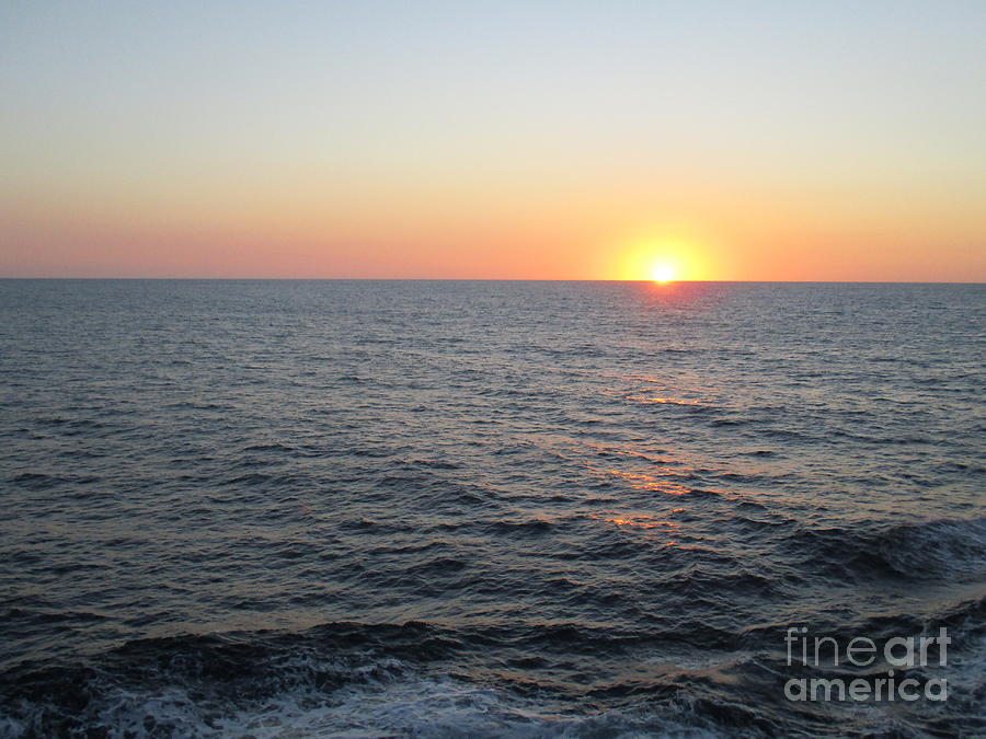 Ocean Sunrise 6 Photograph by Randall Weidner