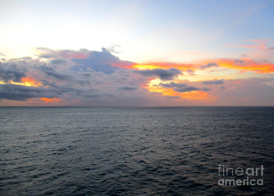 Ocean Sunrise 8 Photograph by Randall Weidner
