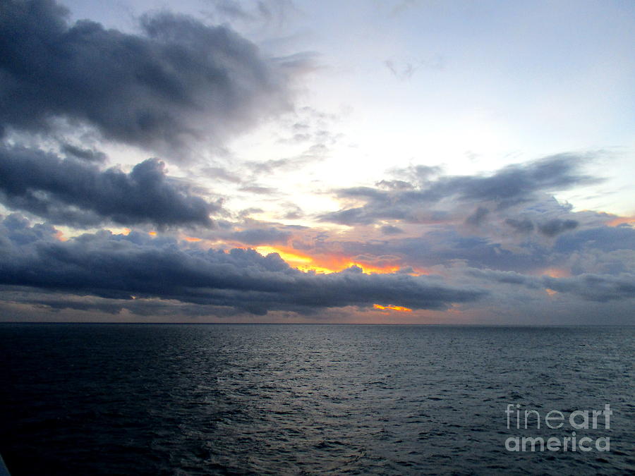 Ocean Sunrise 9 Photograph by Randall Weidner