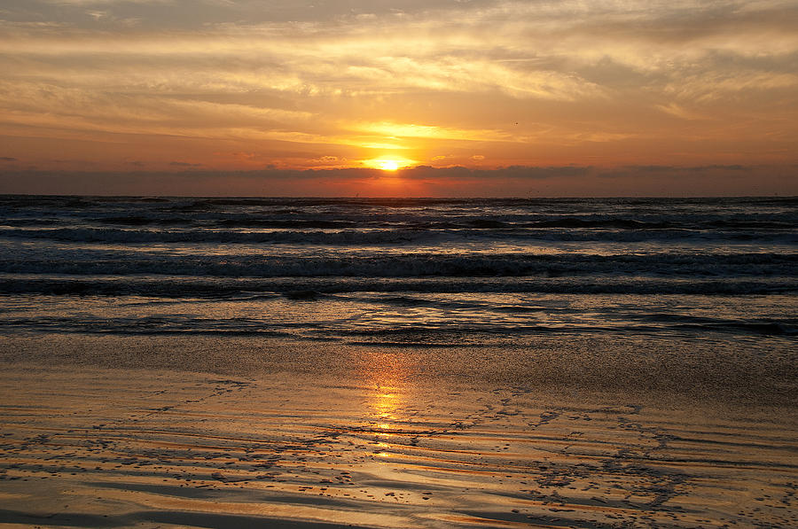 Sunset Photograph - Ocean Sunrise by Brian Kinney