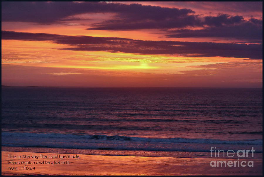 Ocean Sunrise Inspiration Photograph by Sandra Huston