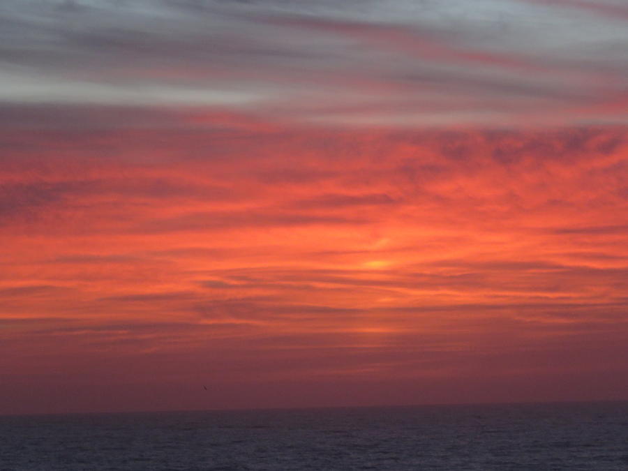 Ocean Sunrise Photograph by Kathy Long