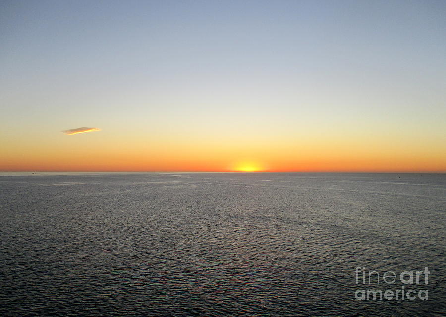 Ocean Sunset 10 Photograph by Randall Weidner