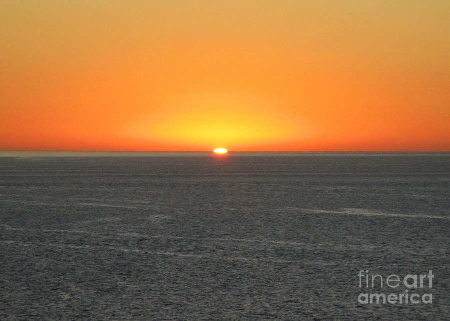 Ocean Sunset 11 Photograph by Randall Weidner