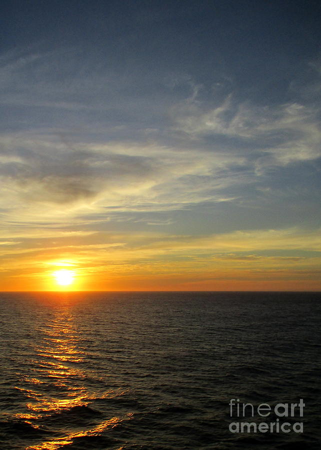Ocean Sunset 18 Photograph by Randall Weidner