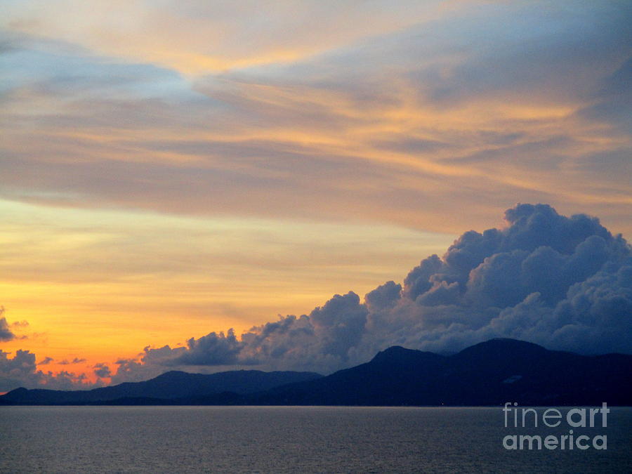 Ocean Sunset 25 Photograph by Randall Weidner