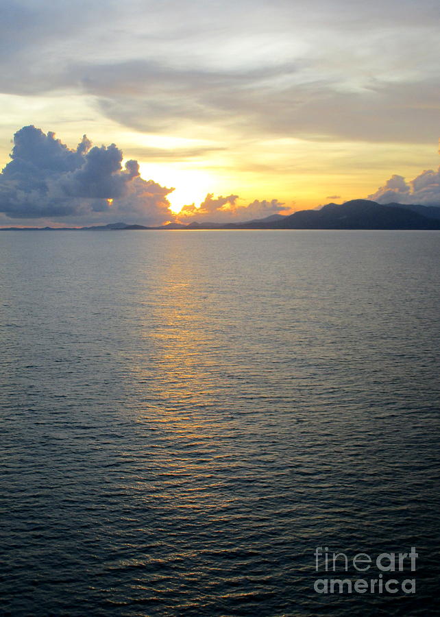Ocean Sunset 28 Photograph by Randall Weidner
