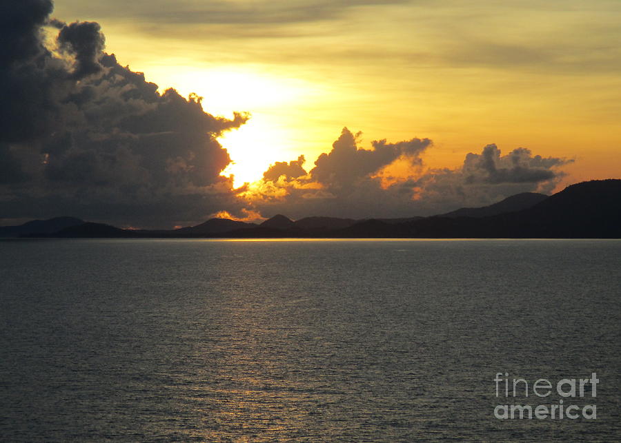 Ocean Sunset 29 Photograph by Randall Weidner