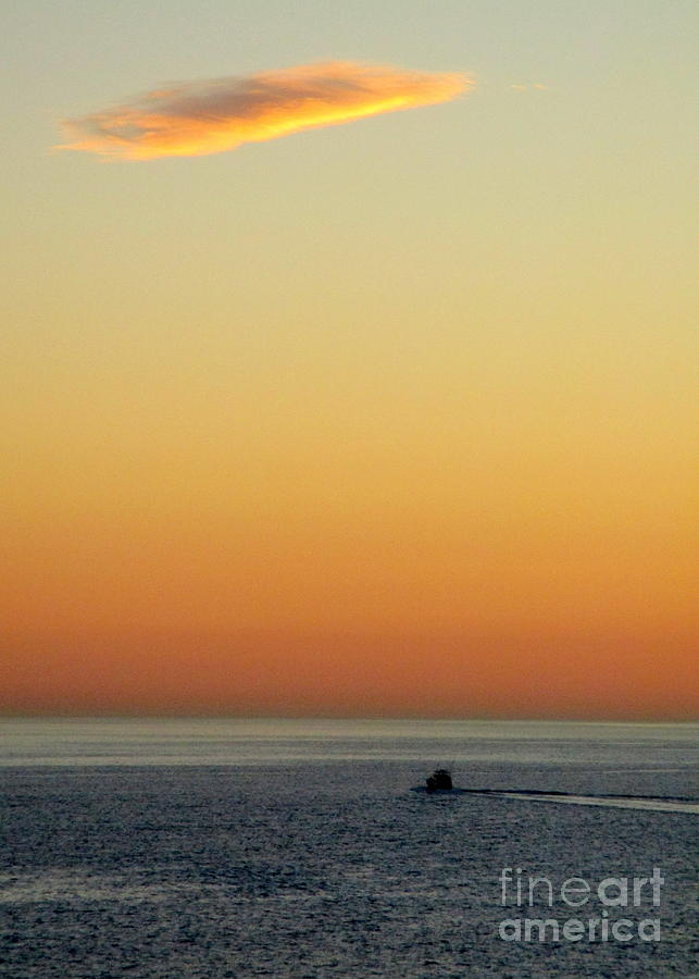 Ocean Sunset 9 Photograph by Randall Weidner