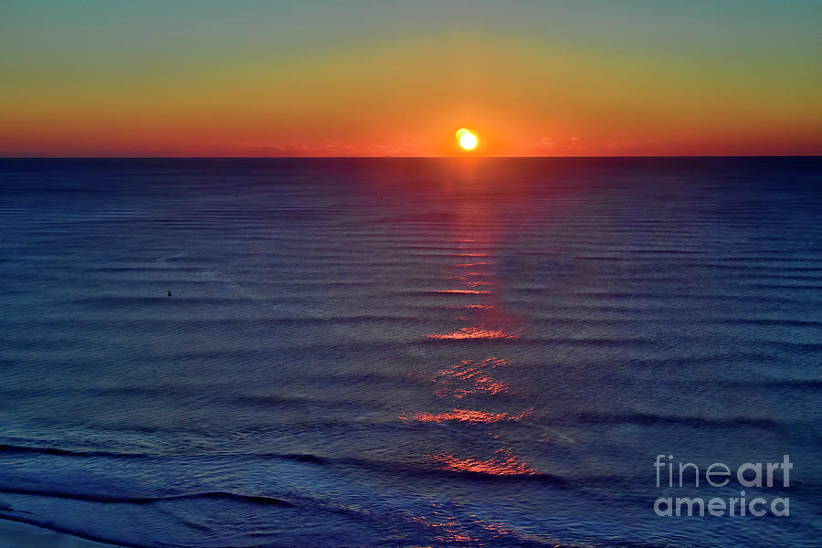 Ocean Sunset East Coast Photograph by Chuck Kuhn - Fine Art America