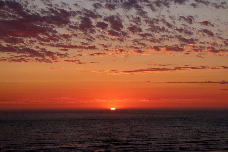 Ocean Sunset in Washington - 2 Photograph by Christy Pooschke