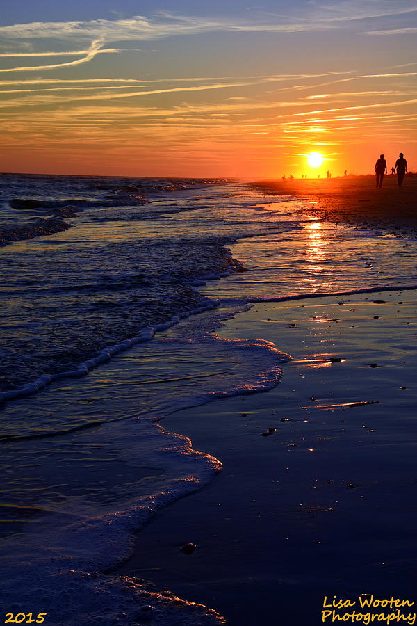 Ocean Sunset Photograph by Lisa Wooten