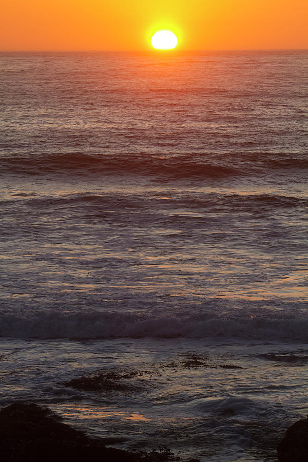 Ocean Sunset Photograph by Mark Miller