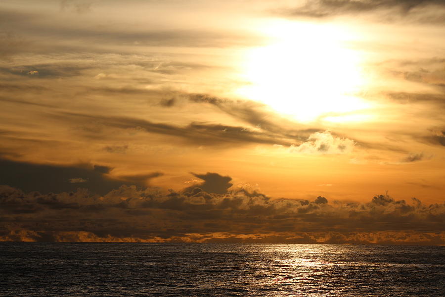 Ocean Sunset, Sri Lanka Photograph by Jennifer Mazzucco