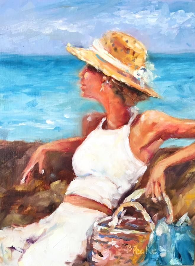 Ocean View Painting by Brenda Peake - Fine Art America