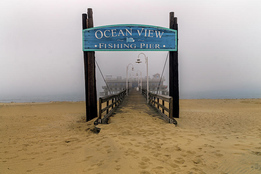 Ocean View Pier Photograph by Jerry Gammon