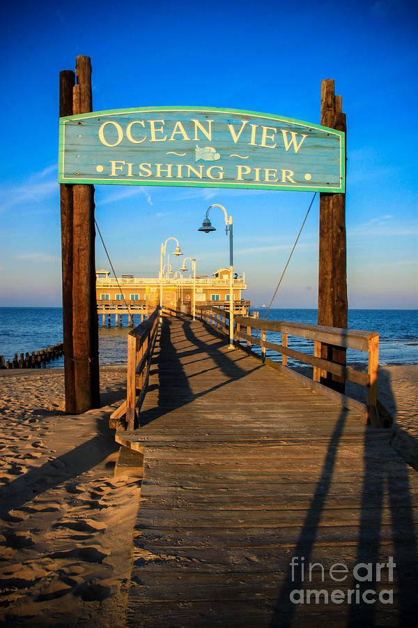 Ocean View Pier Photograph by Patrick Dablow