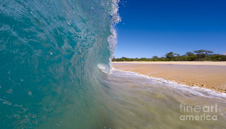 Ocean Wave Barrel Photograph by Dustin K Ryan