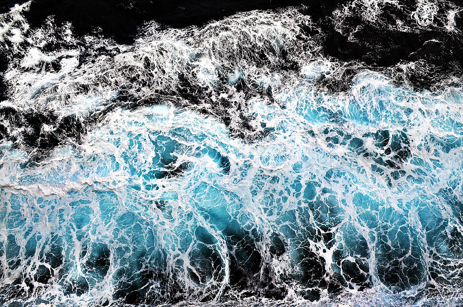 Abstract Photograph - Ocean Waves by Giffin Photography