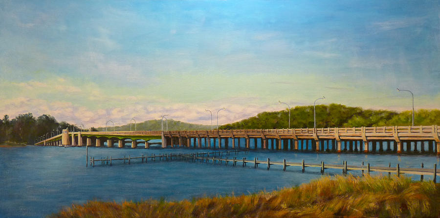 Oceanic Bridge Painting by Joe Bergholm