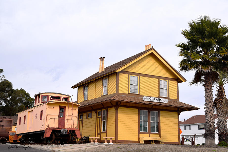 Oceano Depot Museum Painting by Barbara Snyder