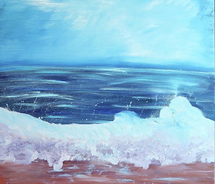 Oceans Fall Painting by Etta Harris
