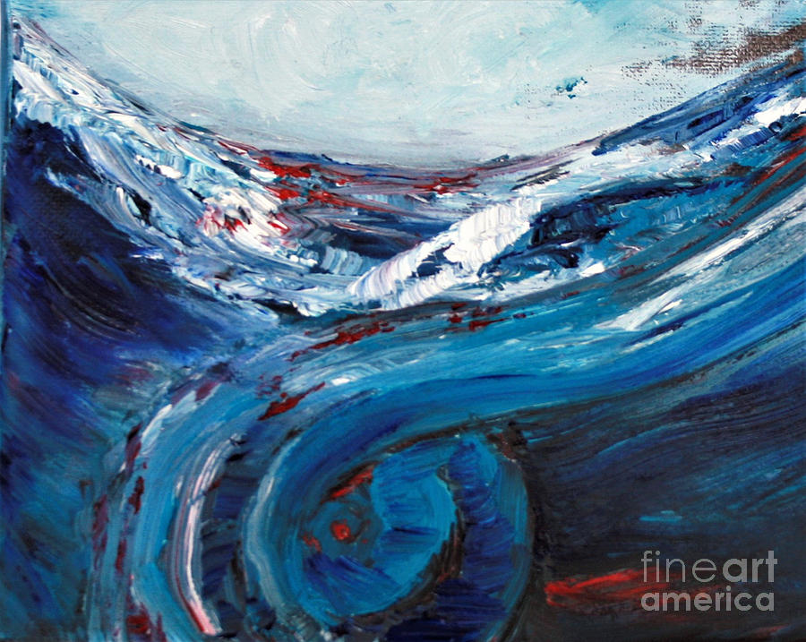 Oceanscape Painting by Tracey Lee Cassin