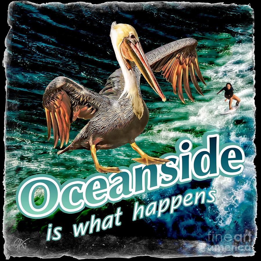 Oceanside Happens Digital Art by Gabriele Pomykaj
