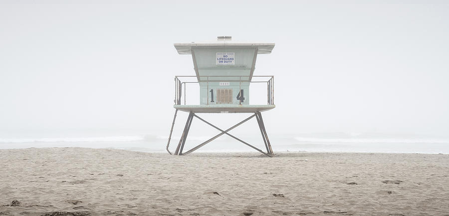 Oceanside Harbor Lifeguard Tower Photograph by William Dunigan